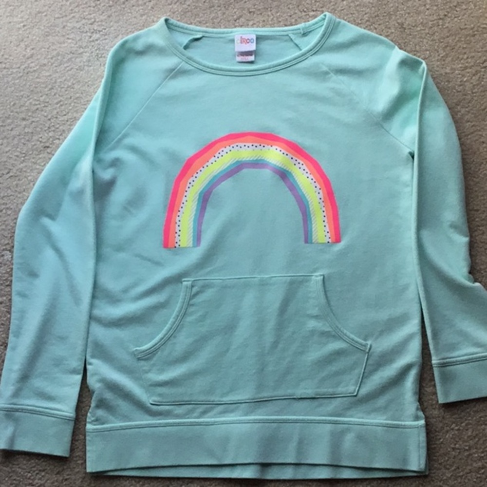 Circo Rainbow Sweater w/Kangaroo Pocket